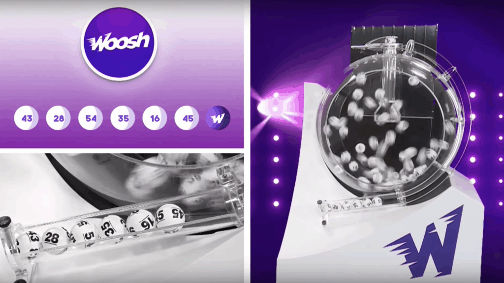 Guinevere II Lottery Machine being used by Woosh Live for the million-pound draw.